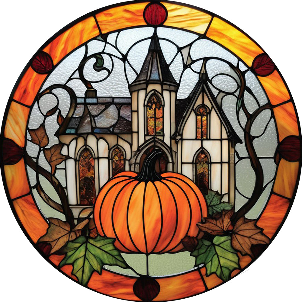 Halloween stained glass suncatcher,Halloween decoration,stained glass suncatcher,unique home decor,Halloween gift ideas,gothic decor