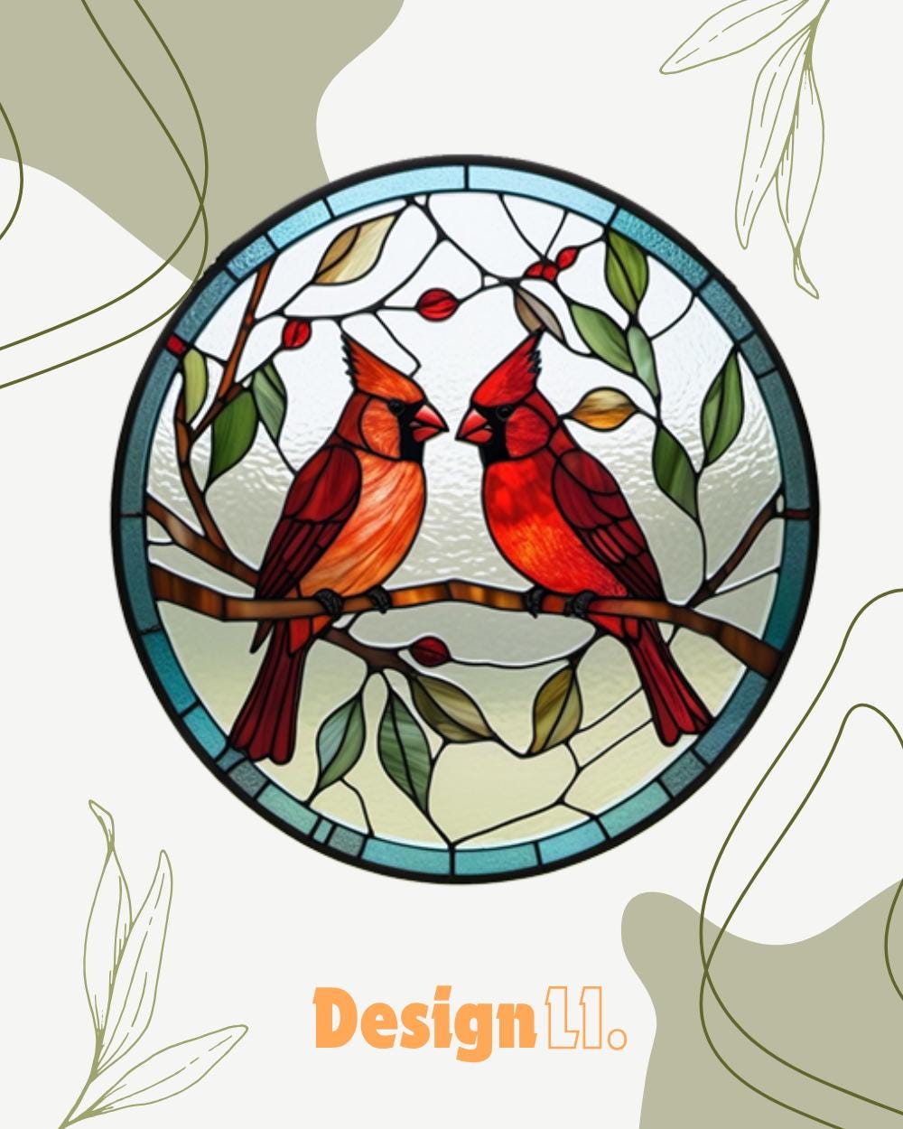 Hummingbird Stained Glass Suncatcher Window Hangings with Flowers, Bird Stained Glass for Window Decor Hummingbird Gifts for Mom,Bird Lovers